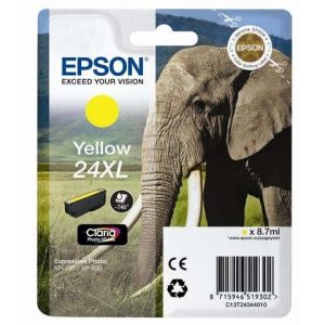 Tinteiro Epson 24XL Amarelo Photo HD – C13T24344010