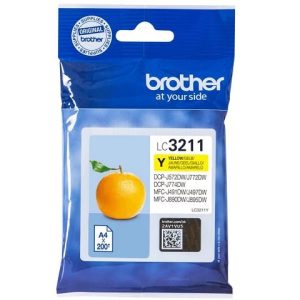 Tinteiro Brother LC3211Y Amarelo
