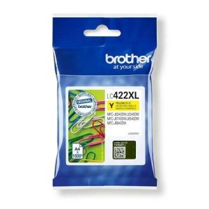 Tinteiro Brother LC422XL Amarelo