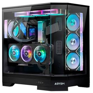 Caixa Abysm Danube Sava H600 ARGB Preto – s/Fonte