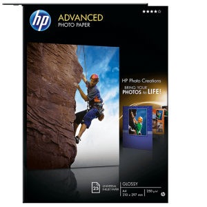 Papel HP Photo Glossy A4 – 25folhas – Q5456A