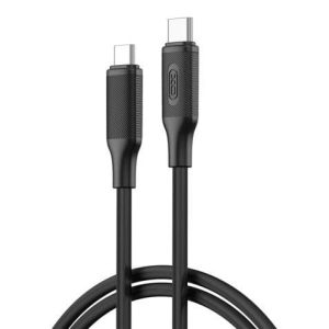 Cabo XO Q265B USB-C to USB-C 60W 1m – Preto