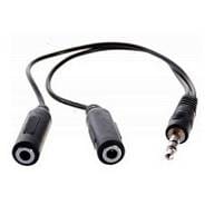 Cabo Audio Splitter  1M / 2F 3.5mm – 1.5mt