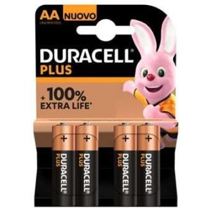 Pilhas Duracell AA 1.5v LR06 4 alcalinas