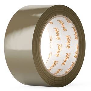 Fita Adesiva Fegol 66m x 50mm Castanha (uni)