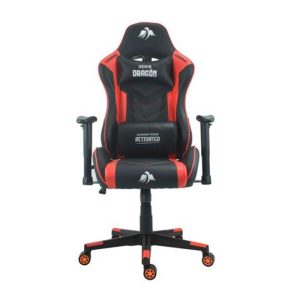 Cadeira Gaming Dragon Preta/Vermelha Cromad