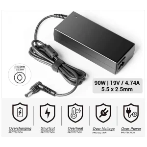Carregador Comp. Lenovo 90W (19V/4.74A/5.5×2.5mm)