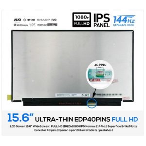 Ecrã Portátil 15.6″ 144Hz Lenovo
