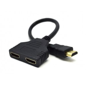 Cabo Adaptador Vídeo HDMI-M A 2XHDMI-F Duplicador