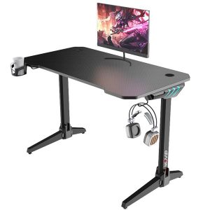Mesa Gaming PRO500 Fibra de Carbono Luz RGB MUVIP