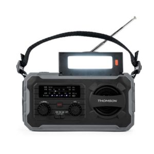 Radio Solar Portatil SOS – AM/FM – Bateria de 8000mAh Thomson