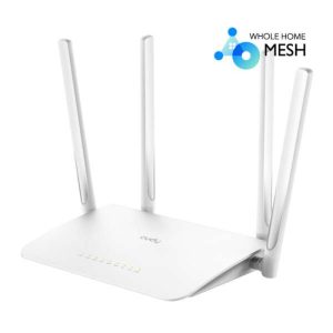 Router WiFi AC1200 Dual Banda – 1 x Porta Lan 1000/100/10 Mbps e 4 x Portas Lan 1000/100/10 Mbps – 4 Antenas Externas Cudy