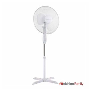 Ventoinha De Pé Branca Ø40cm 40W MelchioniFamily